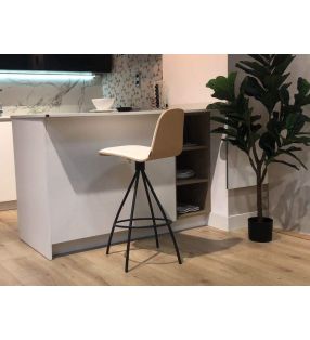 Taburete alto Dolce Tessuto Cancio de estilo nórdico  - 2