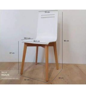 medidas-silla-madera-blanca