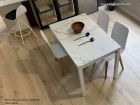 Mesa Kika extensible encimra Silestone moderna para cocina o comedor  - 7