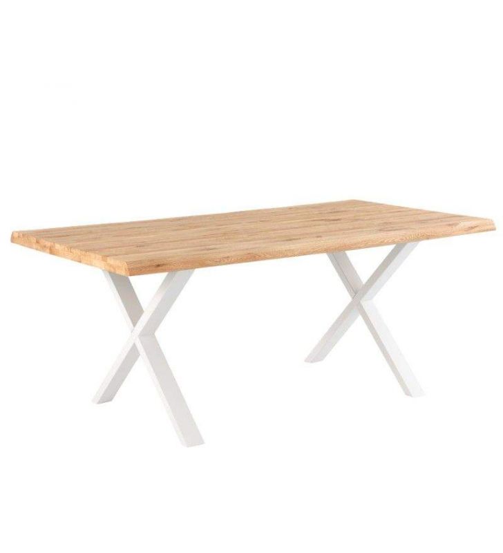 pieds-de-table-métalliques-croisés