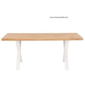 style mesa-rustica-nordique