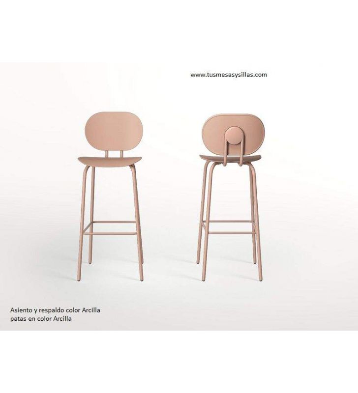 Taburete-patas-asiento-Arcilla