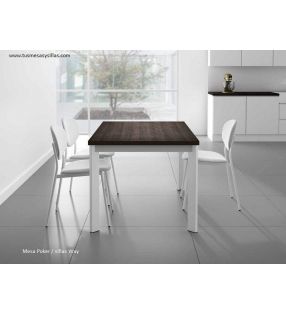 Chaise de style industriel rembourrée Way pour la cuisine ou la salle à manger.  - 3