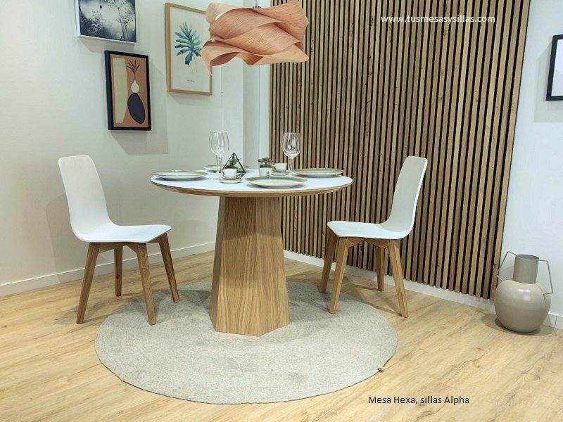 mesas-redondas-blanco-madera [Foto real]