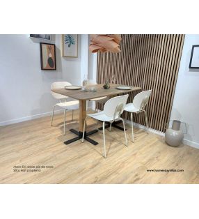 Table Eki avec double pied central pour bancs d'angle, tables longues - 3
