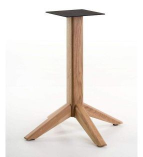 Pied en bois pour table de cuisine ou de salle à manger, en chêne ou en hêtre, Alantra  - 2