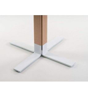 Pied de table en bois et métal, hauteur 72 cm, pour cuisine ou salle à manger  - 3