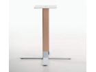 Pata para mesa en madera y metal de altura 72 cm, para cocina o comedor  - 2