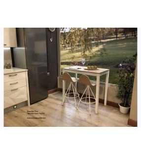 Mesa alta  fija de estilo nordico Flora