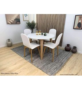 Silla de comedor Almantapizada para hogares con mascotas, perros o gatos  - 1