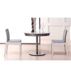 mesa redonda extensible center vimens cocina