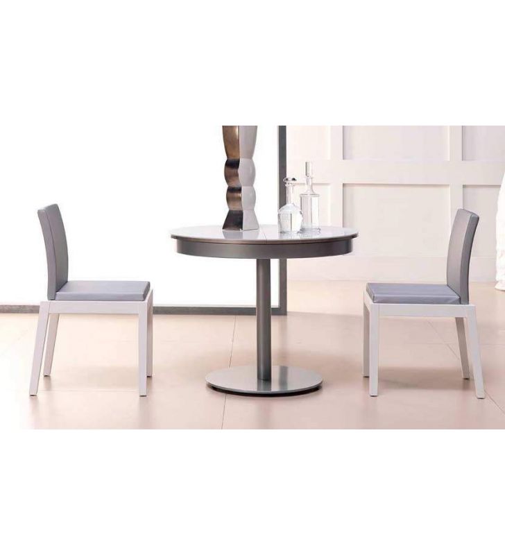 mesa redonda extensible center vimens cocina