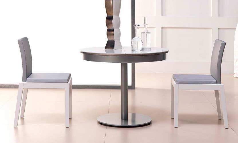 mesa redonda extensible center vimens cocina