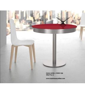 mesa redonda extensible center vimens cocina