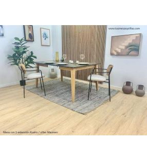 plan de travail-marbre-chene-noir