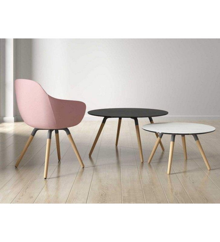 Table design extensible 6 chaises EOL - Table + Chaises Design