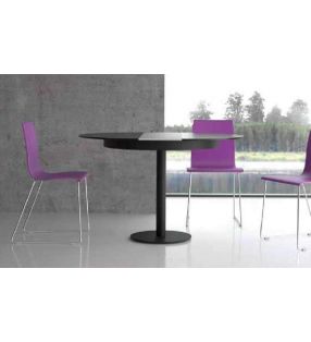 mesa redonda extensible center vimens cocina