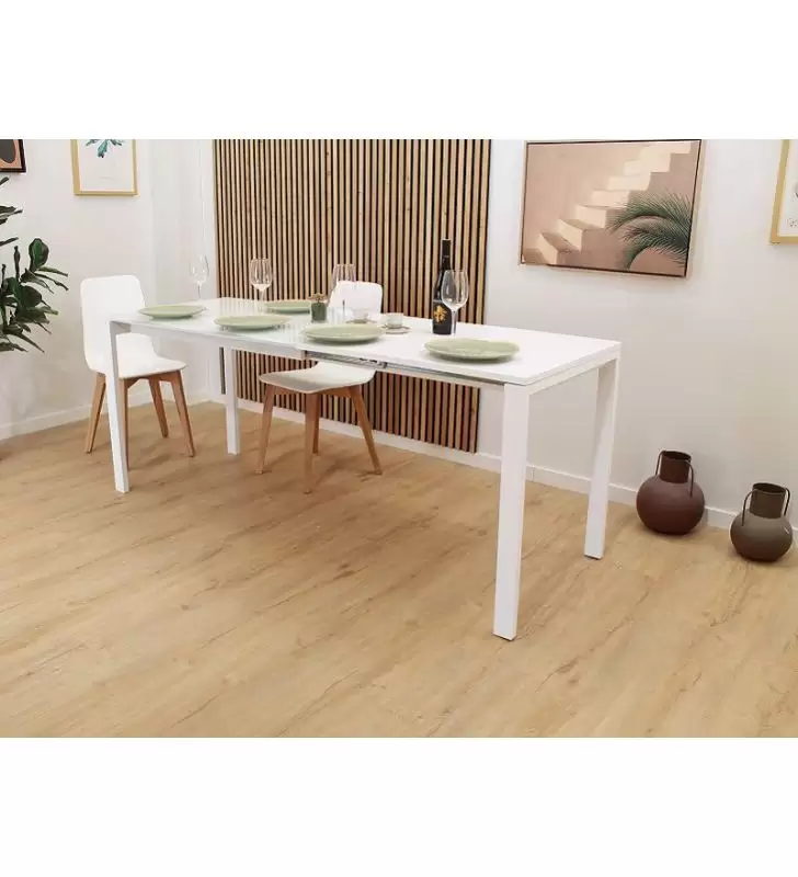tables-de-salle-a-manger-extensibles-blanches