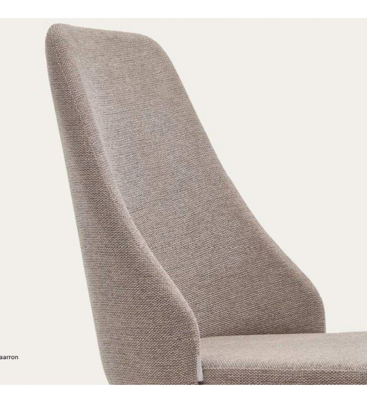 Chaise rembourrée pour salle à manger ou cuisine Roxie style nordique  - 14