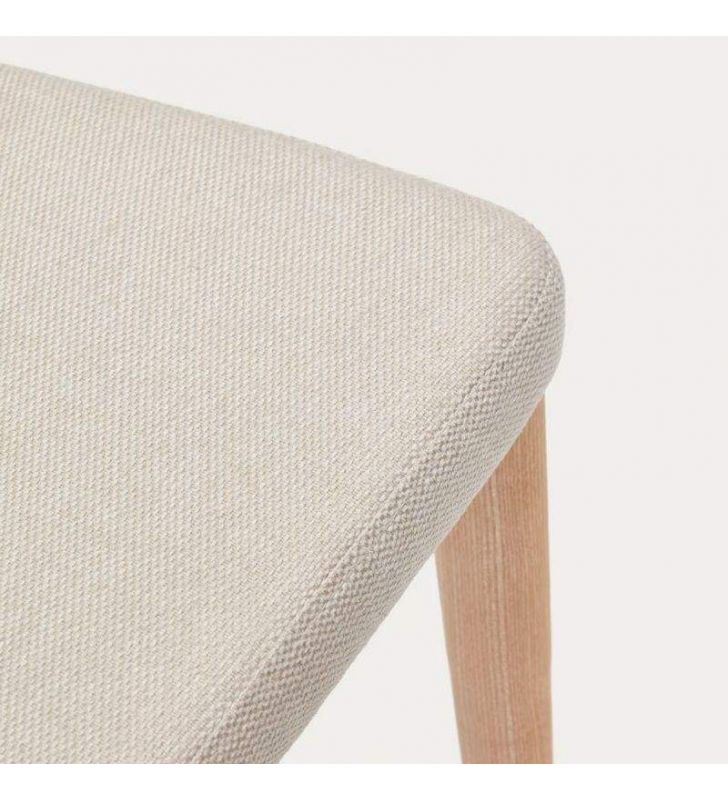 Chaise rembourrée pour salle à manger ou cuisine Roxie style nordique  - 12