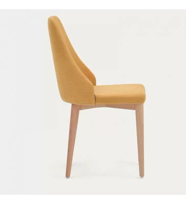 Chaise rembourrée pour salle à manger ou cuisine Roxie style nordique  - 19