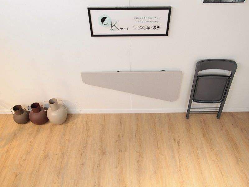 Mesa escritorio o balda abatible de pared para cocinas estrechas