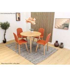 Table Ane chairs Alma