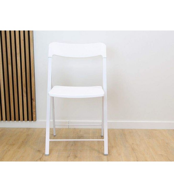 Silla Plegable de cocina en color blanco, antracita o comedor y poco peso  - 7