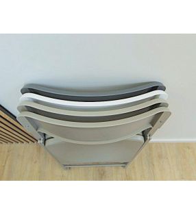 Silla Plegable de cocina en color blanco, antracita o comedor y poco peso  - 17