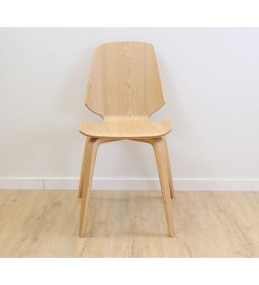 Chaises en chêne de style nordique