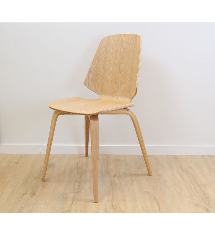 chaises-de-salle-à-manger-modernes-en-chêne
