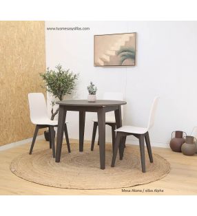 table-à-manger-ronde-élégante