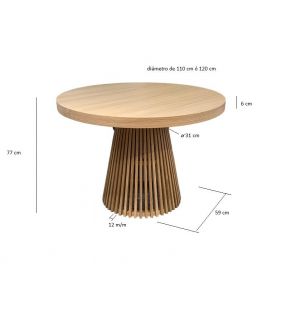 mesure-table-ronde-extensible