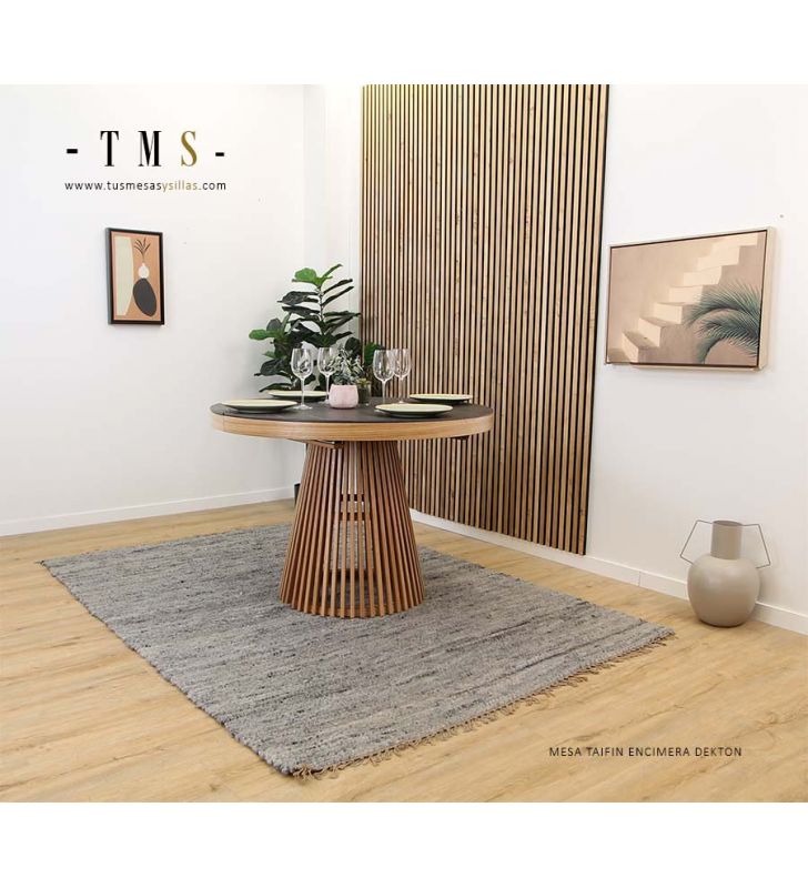mesa-comedor-extensible-madera-dekton