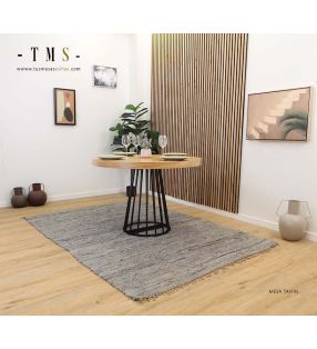 mesa-comedor-pata-metálica