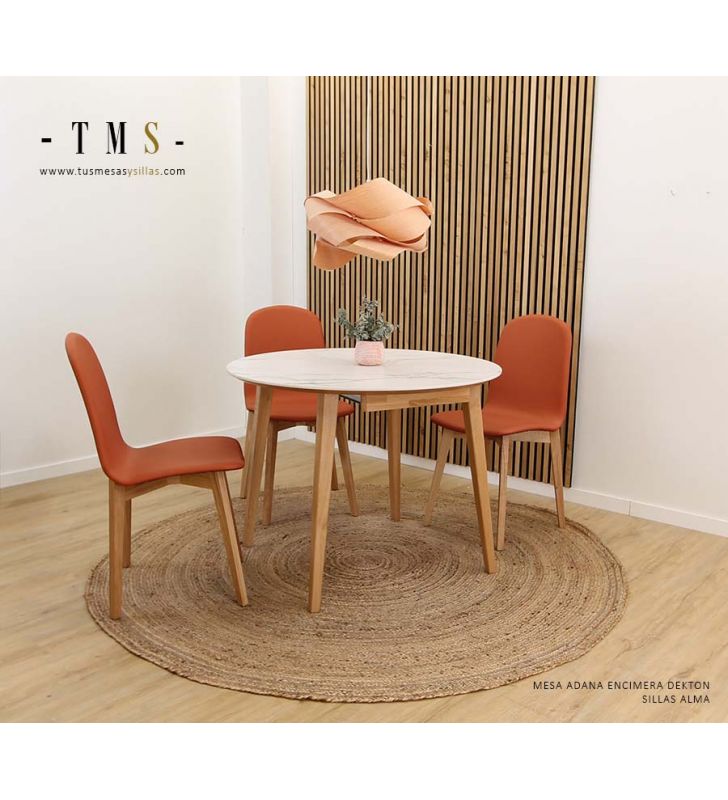 comptoir-de-table-ronde-dekton-aura