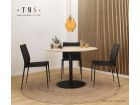 table-ronde-en marbre-pied-central