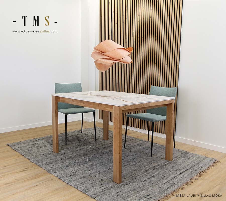 Mesa cocina o comedor extensible Txindoki medida 150x60 cm