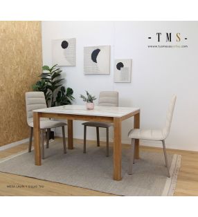 Mesa extensible Lauri de cocina o comedor