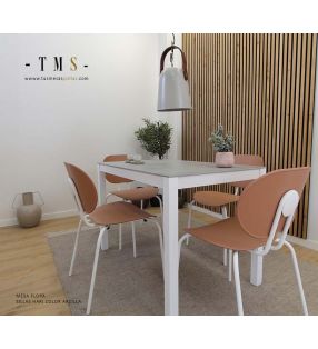 Comptoir de table extensible Flora Dekton pour la cuisine avec pieds en métal - 21