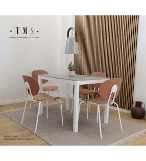 table-à-manger-fixe-avec-pied-en-métal-et-plateau-en-dekton