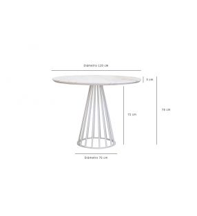 table-de-mesures-burdina-diamètre-120cm