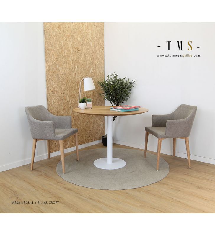 urdull-table-plateau-bois-pied-central-blanc