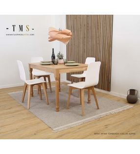 mesa-de-comedor-en-madera-de-roble-natural-y-patas-torneadas