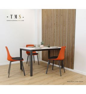 mesa-para-comedor-moderno-con-encimera-laminada-de-2cm-de-grosor [Foto real]