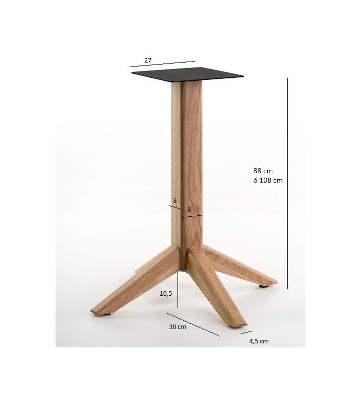 dimensions de la table haute ronde
