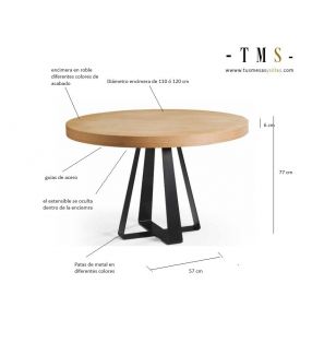 medidas-mesa-Taifin-metal