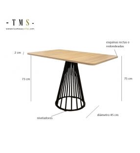 Mesa a medida para espacios abiertos, cocinas modernas Burdiña - 11