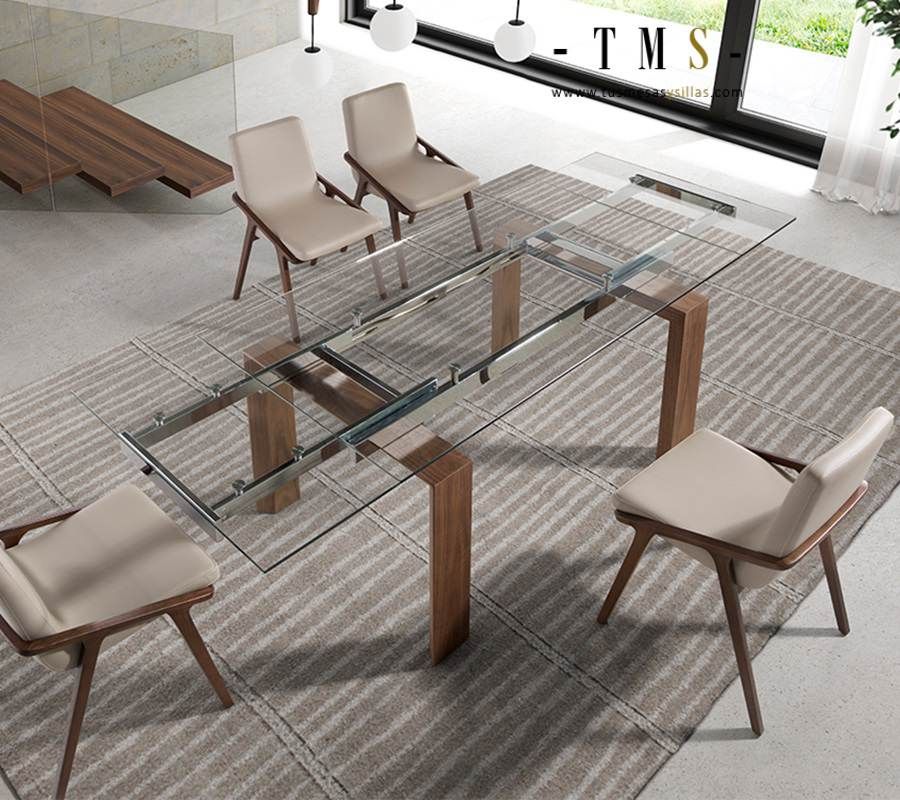 tables-à-manger-extensibles-en-verre