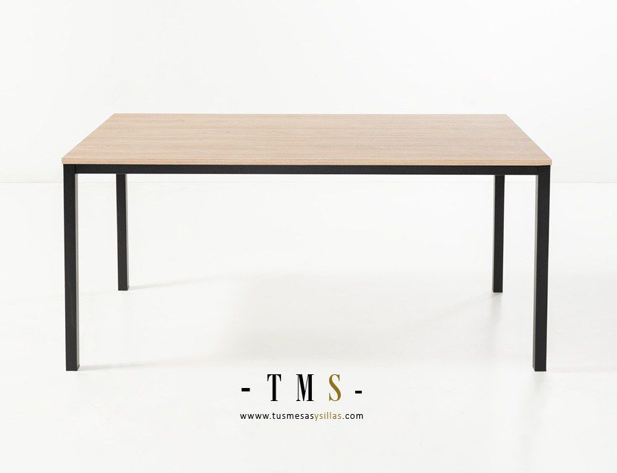 table-rectangulaire-bois-noire
